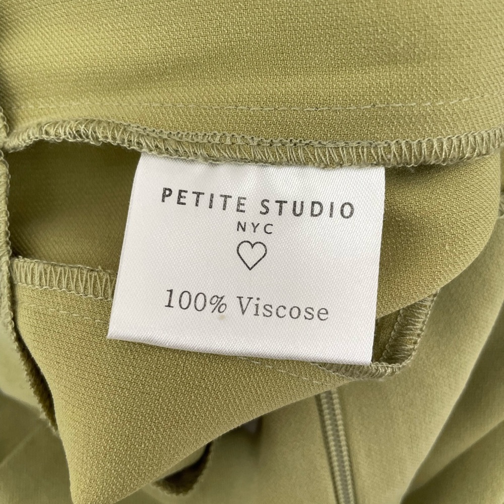 Petite Studio Fuschia Pants in Forest Green - Picture 8 of 10